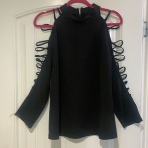 Black top   Open sides